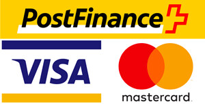 Postfinance mit Kredit Karten